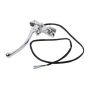 Brake / Clutch Handle Left Chrome - 25.4MM