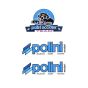 Stickerset Polini Team 3-Parts