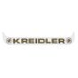 Sticker License plate holder Wide Kreidler WHITE