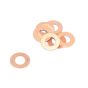 Copper ring 10X20X1,5MM Din 7603A