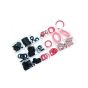 Assortiment set Fiber rings + Sealing rubbers - 141 Pieces
