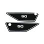 Side panel Stickerset Yamaha FS1 1J5 Black/White