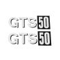 Stickerset Zundapp GTS50 Black Surface