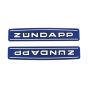 Tank stickers Zundapp 529 Short Track Blue