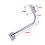Brake pedal Zundapp 529/530 Chrome