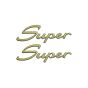 Stickerset Kreidler Super Gold 100X40MM