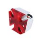 Taillight Maltese Cross Small Chrome