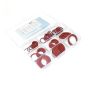 Assortiment set Fiber rings 20>34MM - 120 Pieces