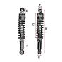 Shock absorbers Chrome 260MM Citta
