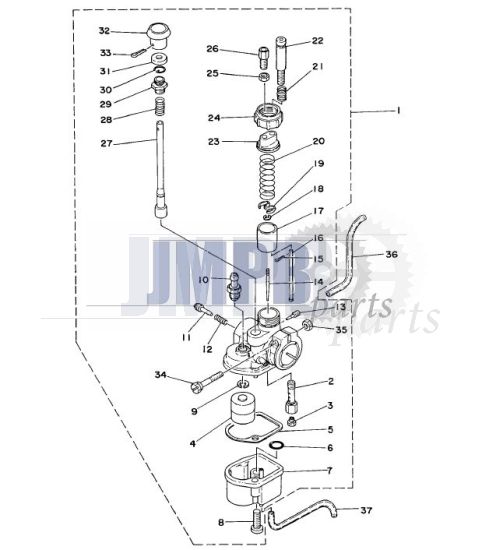 Carburettor Yamaha FS1 DX
