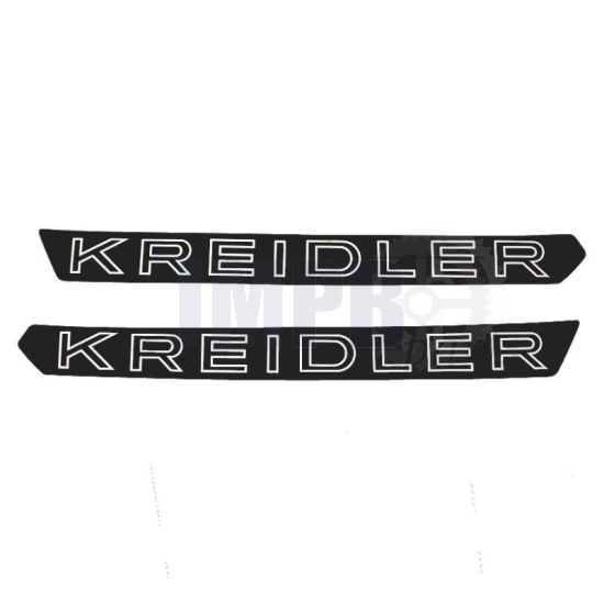 Tank stickers Kreidler A-Tank Black/White