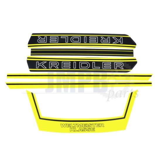 Kreidler Stickerset Weltmeister Complete Yellow