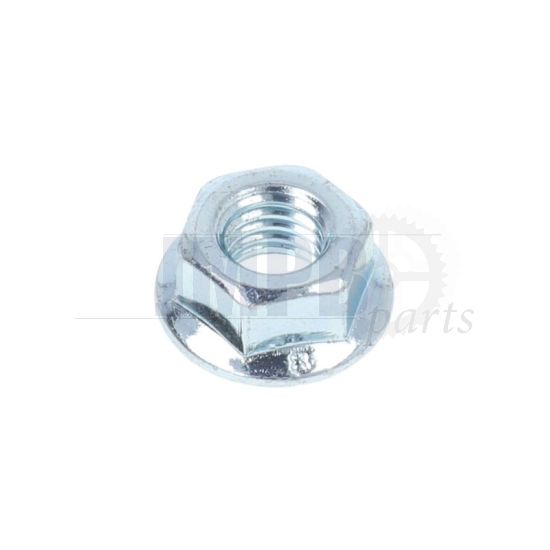M10 Flange nut Galvanized Din 6923
