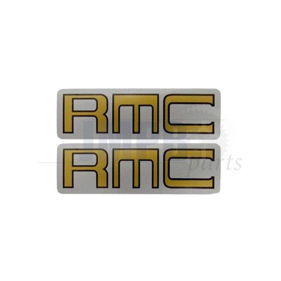 Stickerset Kreidler RMC Gold/Green on Grey 25X78MM