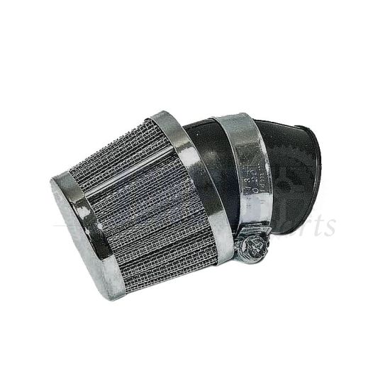 Powerfilter 45 Degrees Chrome 30MM