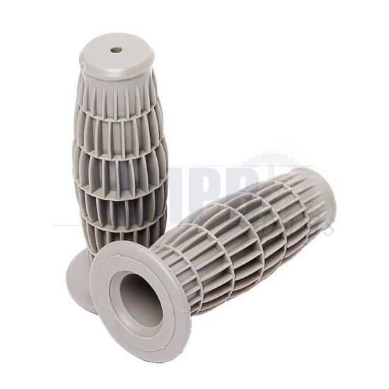 Handle Grips Retro Grey