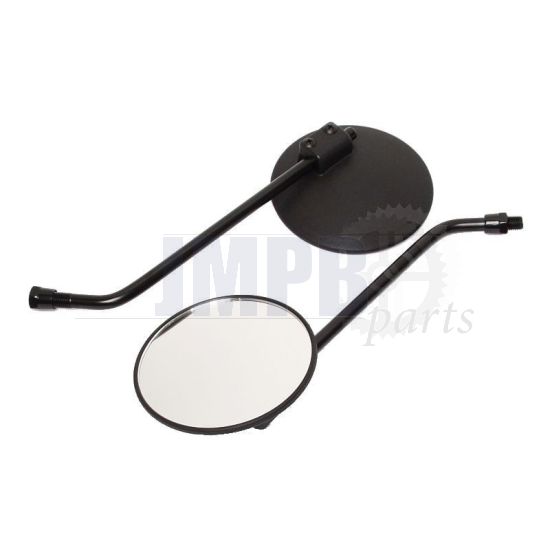 Mirror Set Honda MT/MTX Black - Black Rod