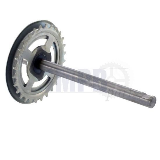 Crank axle Vespa Ciao PX 28 Teeth
