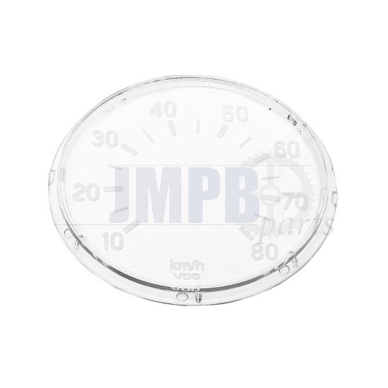 Lens for VDO Speedometer 80KM Kreidler/Zundapp