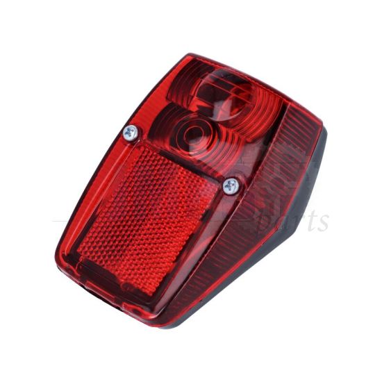 Taillight Universal Black 70X115MM