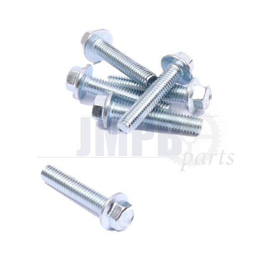 Flange bolt Galvanized M6X35 SW8
