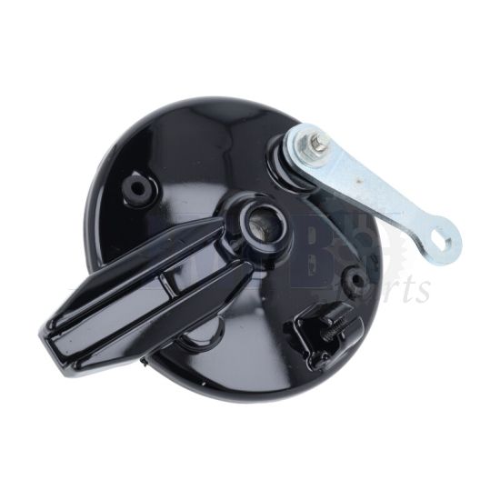 Brake Anchor Plate Front/Rear Side Black Tomos A35 120MM