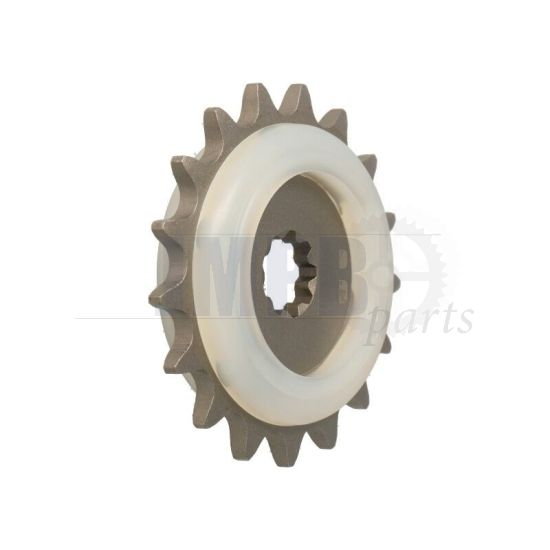 Front sprocket 17 Teeth with White Rubber Puch Maxi