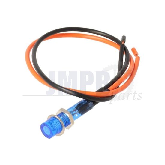Indicator lamp Universal Blue 8MM 12 Volt