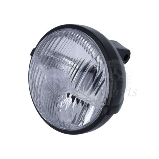 Headlight Peugeot 103 Round Black