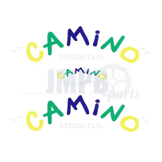 Stickerset Honda Camino Funny Multi - Red Tank