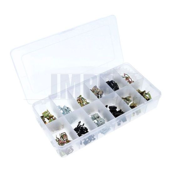 Assortment set Fixing clips - 120 Pieces