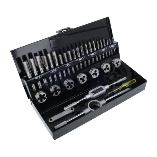 Tap and Die Set 31-Pieces M3>M12
