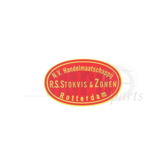Sticker Seat bar "Stokvis en Zonen " 35X22MM
