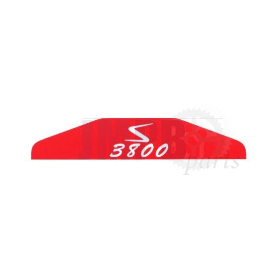 Sticker Solex S3800 Air filter Red/White NT
