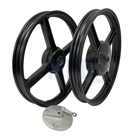 Rim Set 1.35X16 Black Vespa Ciao/Bravo/SI
