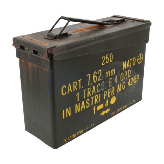 Ammo Box .30 Cal Metal Patina
