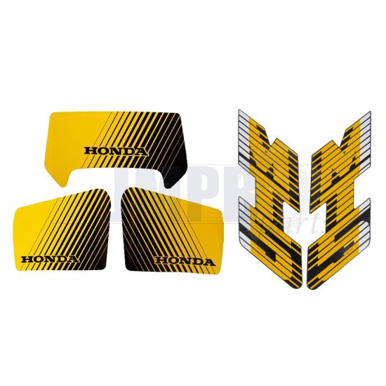 Stickerset Honda MT50 Yellow/Black 6-Parts
