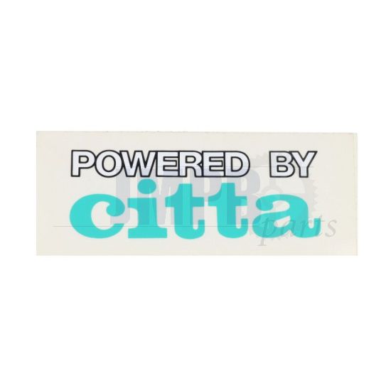 Sticker "Powered by Citta" Green NOS