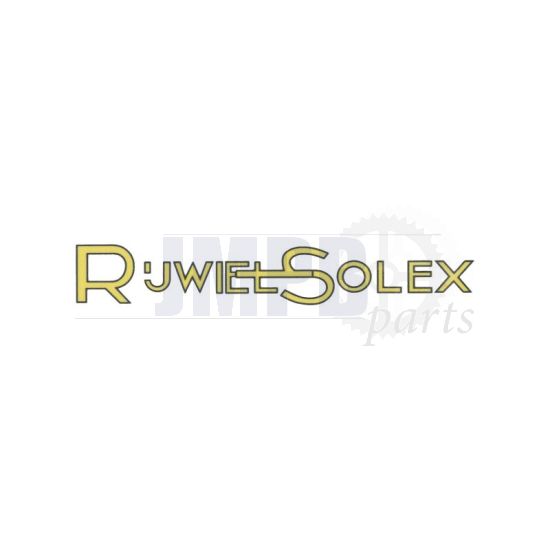 Sticker "RijwielSolex" Yellow/Black