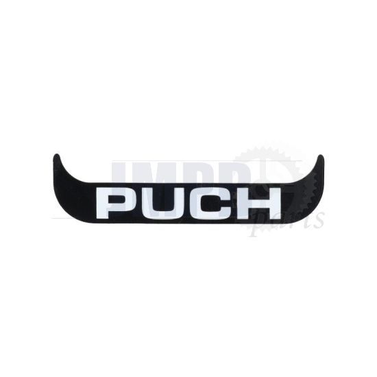 Sticker License Plate Holder Small Puch Text Black