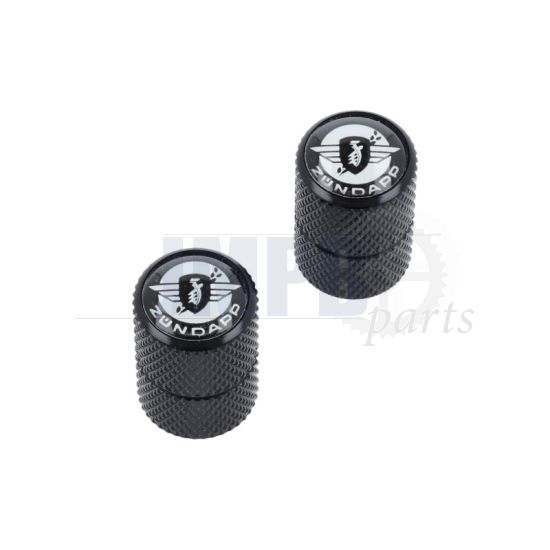 Air Valve Caps Zundapp Black/White