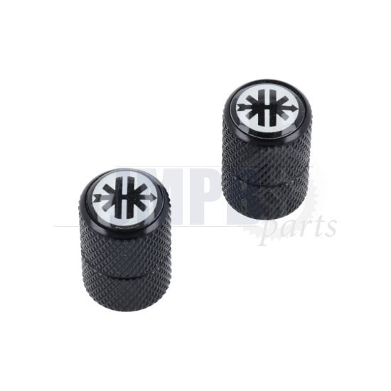 Air Valve Caps Kreidler Black
