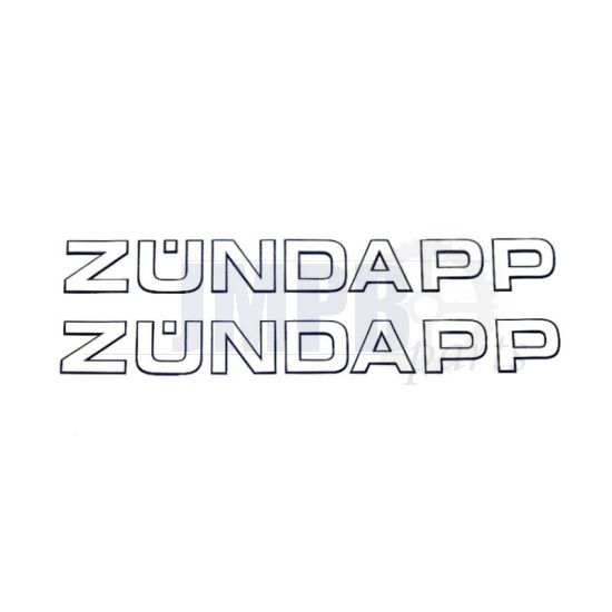 Stickerset Zundapp Tank 2 pieces