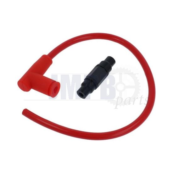 Sparkplug Cable 9MM Red + Reducer