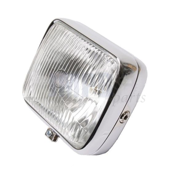 Headlight square Chrome
