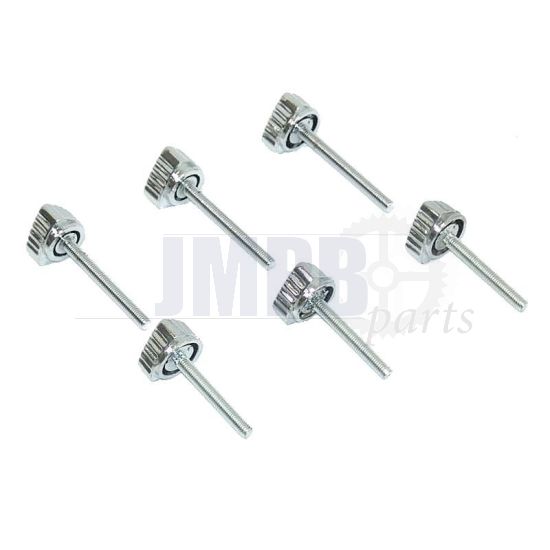 Side panel bolts set Puch Maxi S Chrome