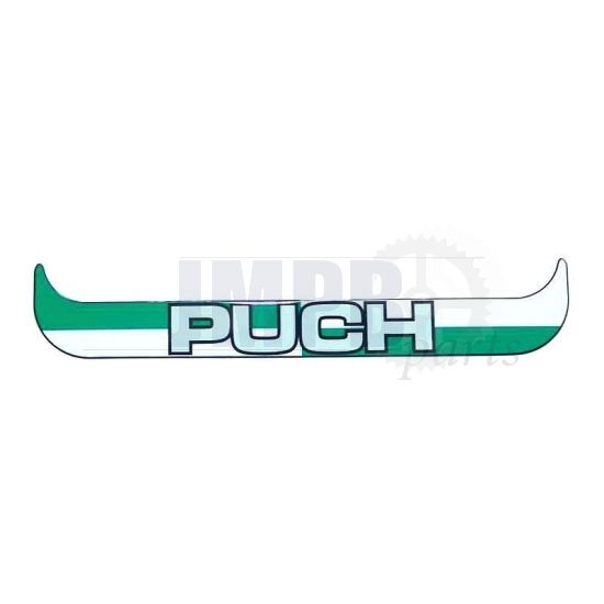 Sticker License plate holder Wide Puch Silver