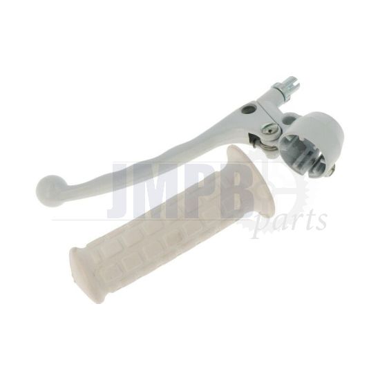 Brake handle Left White Tomos A3/A35
