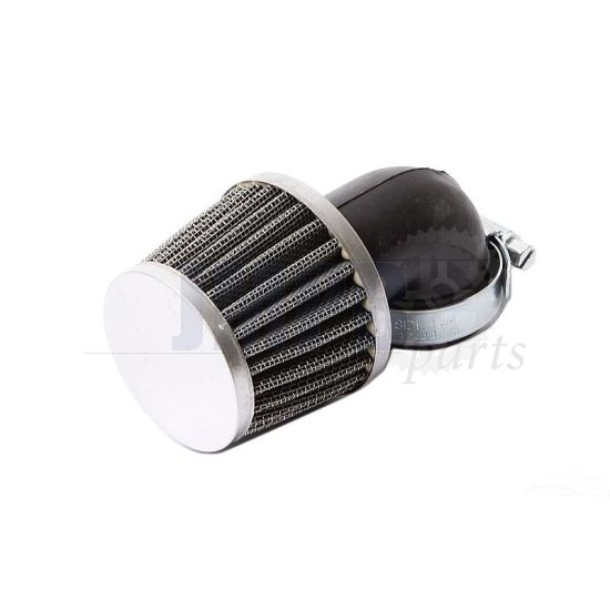 Powerfilter Angled Chrome 28MM