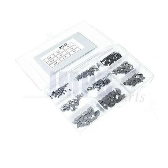 Assortment set Half round Disc Woodruff keys Din 6888 - 235 Pieces